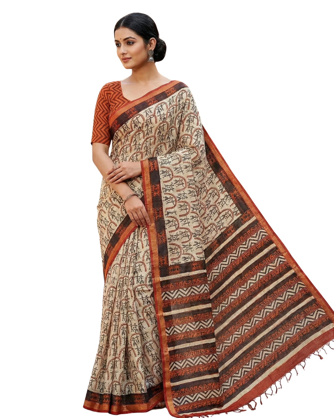 Bhimbetka Edition Saree